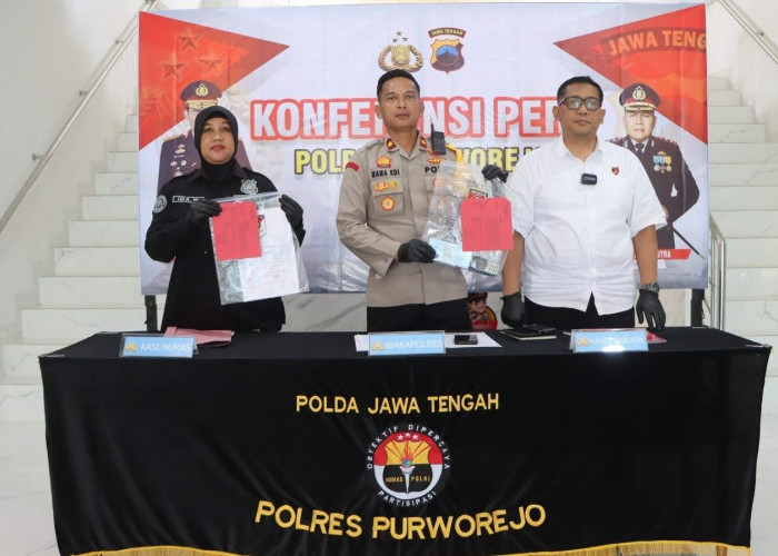 Polisi Gadungan Kuras Rp87 Juta Warga Purworejo, Tiga Pelaku Asal Karawang Dibekuk Satreskrim