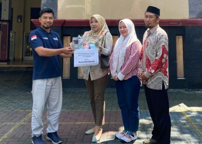 Lazismu Kota Magelang Terima Donasi Kemanusiaan Rp32 Juta dari SD Mutual 1
