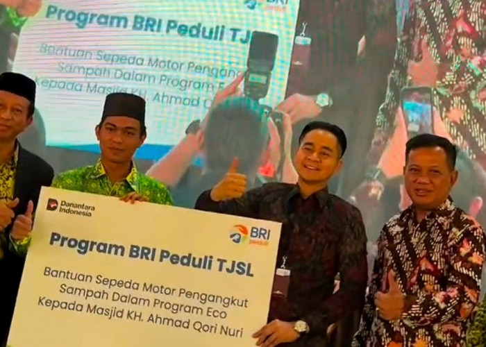 TJSL BRI Peduli, Bantu Motor Pembersih Sampah dan Dukung Program ECO Masjid