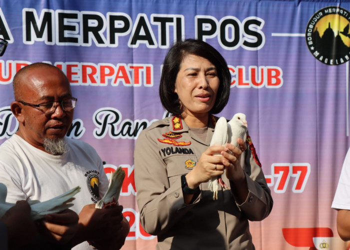 Lomba Burung Merpati Pos Meriahkan Hari Bhayangkara ke-77 di Kota Magelang