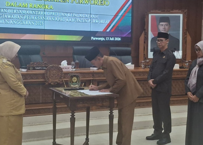 Raperda Pertanggungjawaban APBD Purworejo TA 2025 Disepakati, DPRD Beri Sejumlah Catatan Evaluasi