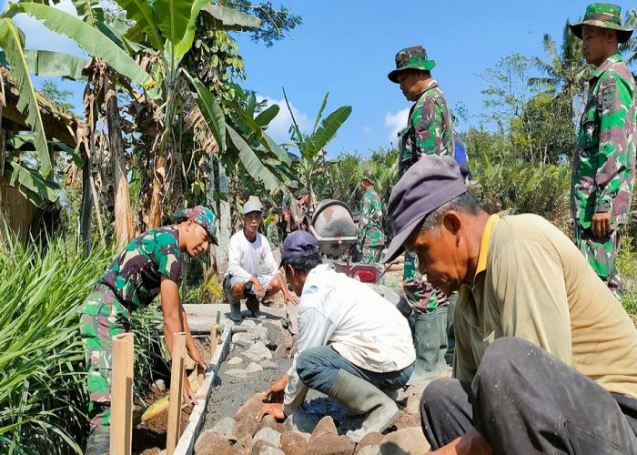 TMMD Sengkuyung di Dusun Cepek Magelang Terus Dikebut