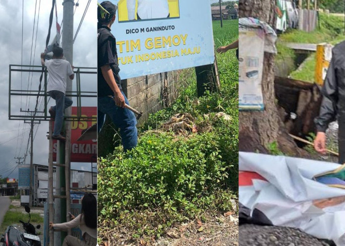 Bawaslu Kabupaten Magelang Bersihkan 24.021 APK dan APS di Masa Tenang