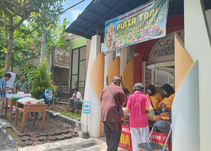 Nikmati Promo Sayur dan Buah Segar Murah Serba 15 Ribu di Plaza Tani Dispertan Kota Magelang