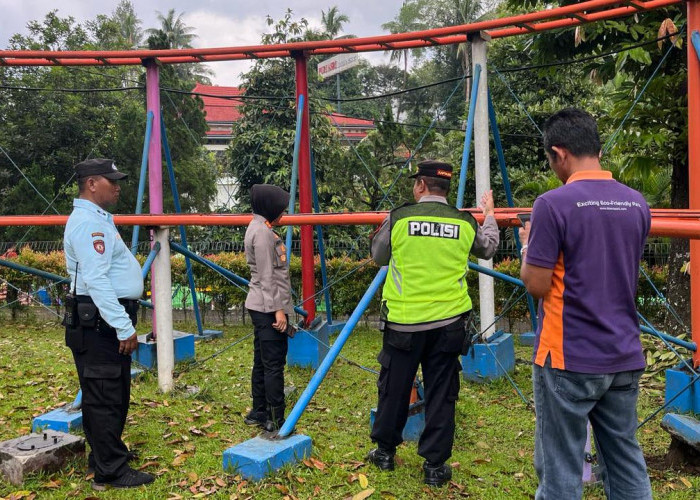 Tiang Penyangga Roller Coaster TKL Ecopark Kota Magelang Banyak yang Rusak