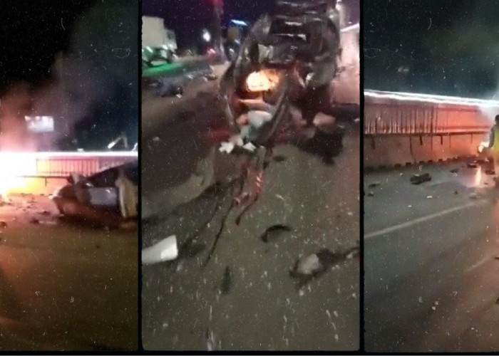 BREAKING NEWS! Video Detik-detik Tabrakan Beruntun di Exit Tol Bawen, 3 Orang Meninggal Dunia