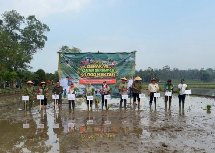 Gerakan Tanam Serempak Perkuat Produksi Pangan dari Lahan Oplah dan CSR