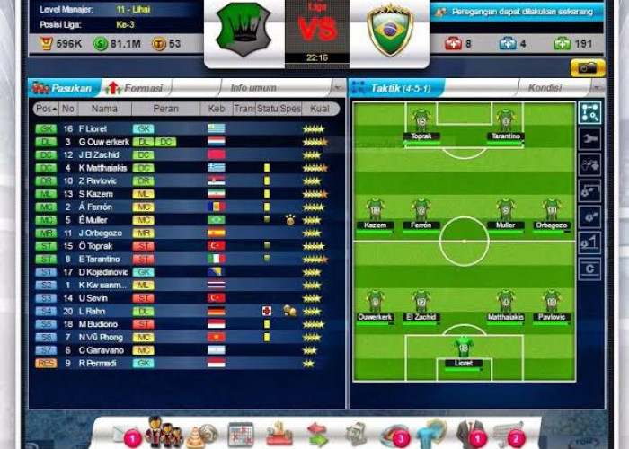 Lelang pemain di bursa transfer Top Eleven