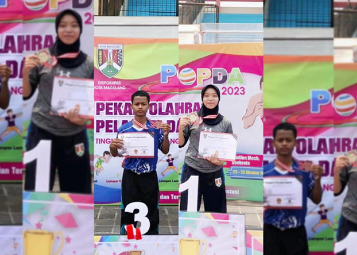 SMKN 2 Magelang Borong Juara Cabang Olahraga Atletik POPDA Kota Magelang
