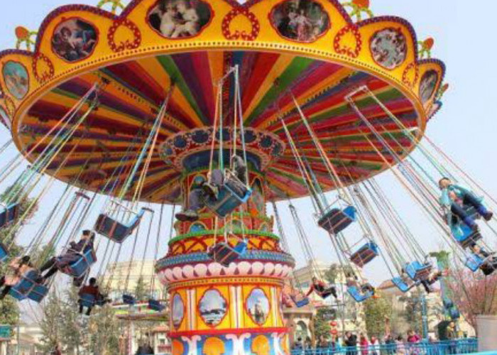 6 Wahana Seru Borobudur Land, Destinasi Baru Magelang Mirip Carnival Land di Las Vegas