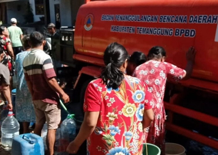 Kemarau 2026, BPBD Temanggung Salurkan Bantuan Air Bersih ke Desa Gentan