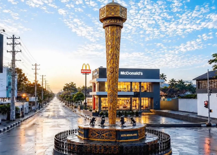 Ini Desain Monumen Paku Bumi Setinggi 15 Meter di Simpang Bayeman Kota Magelang