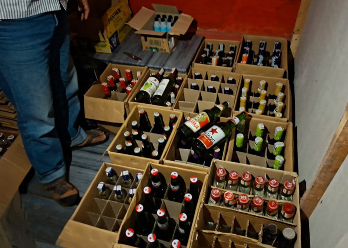 Ratusan Botol Miras Disita Satpol PP Purworejo, Penjual Terancam Jalur Yustisi