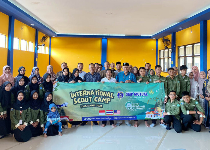 Bawa Misi Budaya, 15 Siswa SMP Mutual Magelang Ikut Scout Camp di Thailand