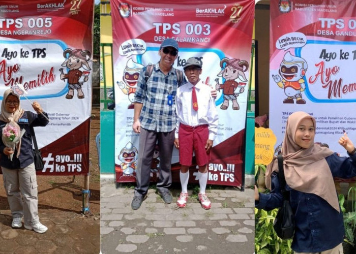 Dongkrak Partisipasi Pemilih, KPU Kabupaten Magelang Gelar Lomba Selfi di TPS