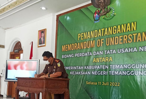 Pemkab Temanggung dan Kejari Teken Kerja Sama Pendampingan Hukum