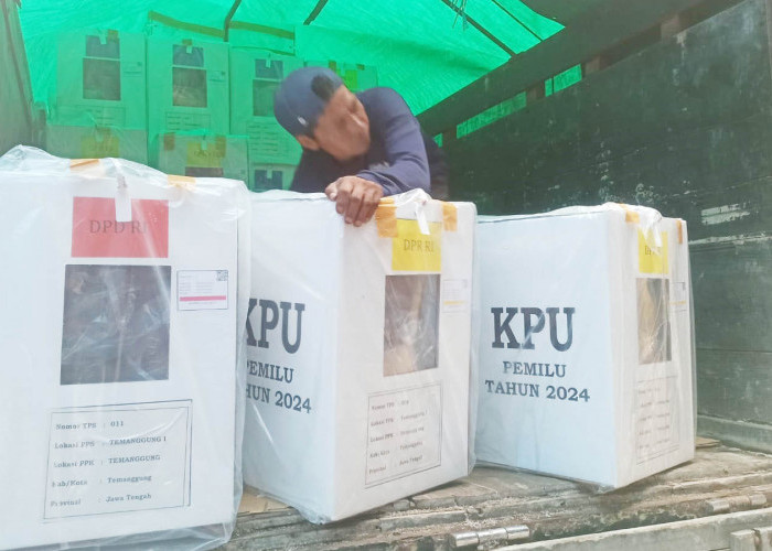 KPU Temanggung Selesaikan Distribusi Logistik 