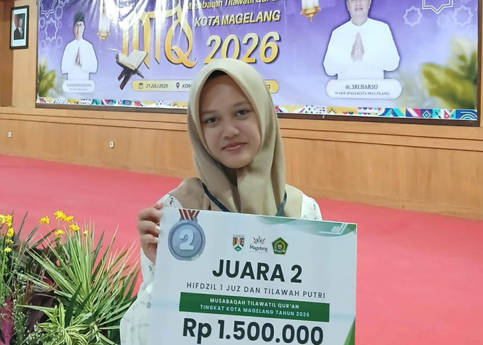 Kisah Siswi SMP Mutual Sabet Juara MTQ Kota Magelang, Buah Disiplin Latihan Tilawah Sejak SD