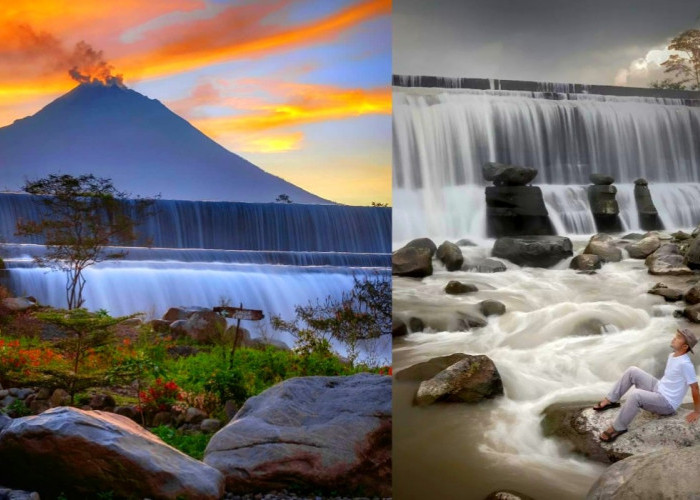 Daya Tarik Watu Nganten Sawangan Magelang: Sicantik yang Punya Pesona Air Terjun dan View Gunung Merapi