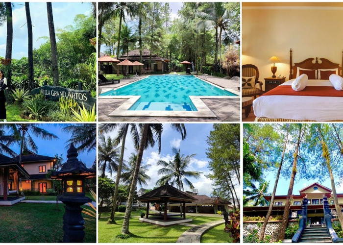 Staycation Yuk! Villa Grand Artos Penginapan dengan suasana Tepi Pantai Serasa di Bali & Suguhkan View Gunung