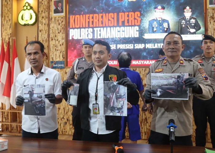 Pencuri Gondol Motor Saat Pemilik Cuci Baju di Pemandian Umum, Dua Pelaku Ditangkap di Temanggung