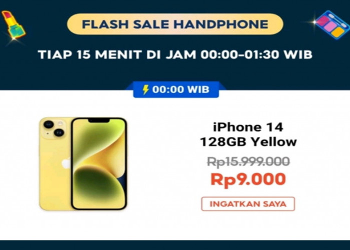 Rp9.999 Bisa Dapat iPhone Spek Gahar di Flash Sale Shopee 9.9, Begini Caranya