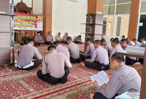 Polres Temanggung Gelar Yasinan dan Doa Tiap Kamis, Binrohtal Bentuk Karakter Polisi yang Humanis