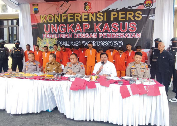 15 Pencopet HP saat Malam Tahun Baru di Wonosobo Dibekuk, Modus Menabrak hingga Menarik