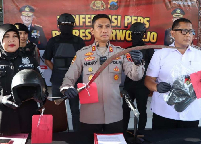 Dua Pelaku Curas Bersenjata Tajam di Purworejo Diamankan