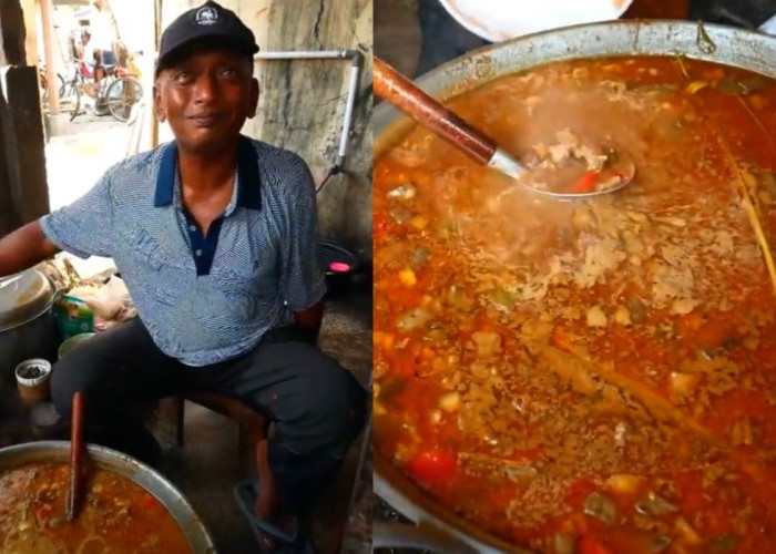 Buka Hanya Pasaran Pahing !, Gule Tongseng Mbah Wargo jadi Rekomendasi Kuliner Legendaris Sejak 1970-an