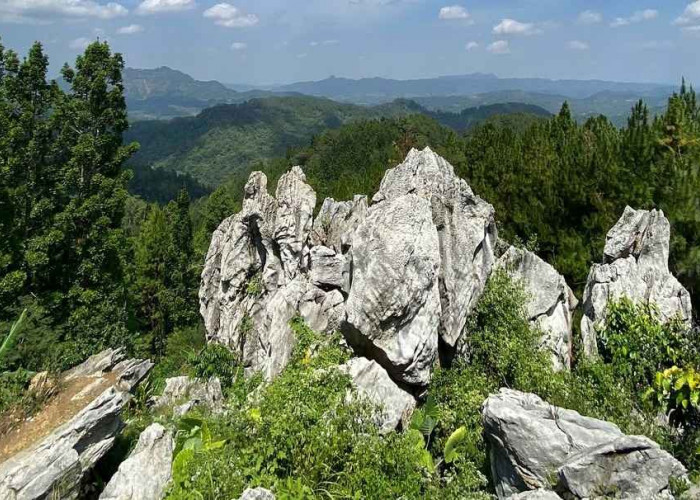Karang Gemantung Stone Park Banjarnegara Kembali Viral, Pancarkan Pesona Alam Luar Biasa