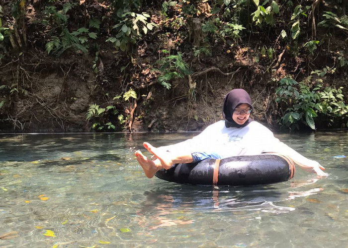 Potret Keseruan Bermain di Kali Udal Gumuk Magelang, Wisata Musim Panas Gratis!