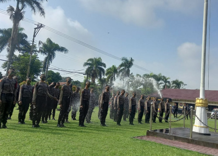 36 Bintara Ikuti Tradisi Orientasi Wilayah Polresta Magelang