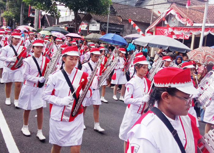 Rayakan HUT RI 79, Pemkab Magelang Gelar Parade Budaya dari kantor Bupati ke Lapangan Sawitan