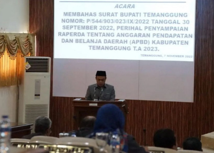 Meski Berhasil Disusun, Beban RAPBD 2023 Kabupaten Temanggung Jadi Lebih Berat