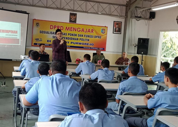 DPRD Mengajar, Dion Ajak Siswa SMK Sikapi Revolusi Industri 4.0