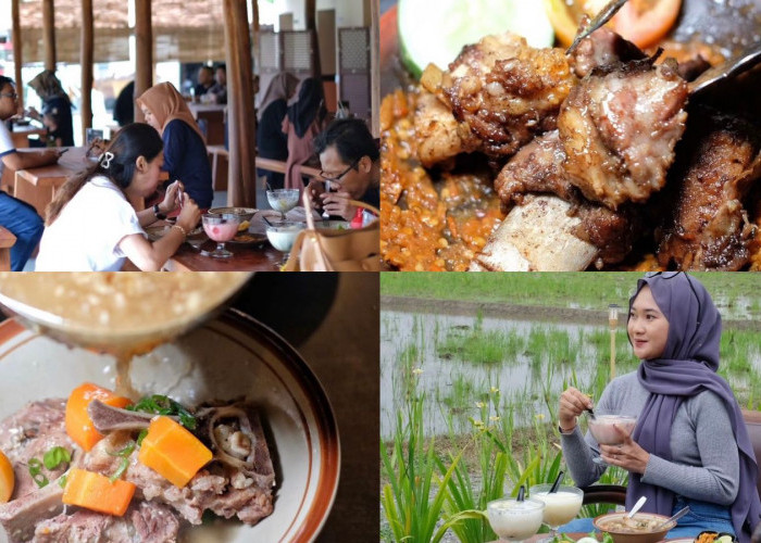 Sop Buntut Haji Wongso, Kuliner Magelang Dengan Kelezatan Daging Sapi Jumbo dan Suasana Sawah yang Menenangkan