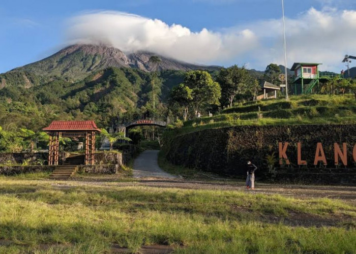 Menikmati Keindahan Gagahnya Gunung Merapi di Bukit Klangon Yogyakarta