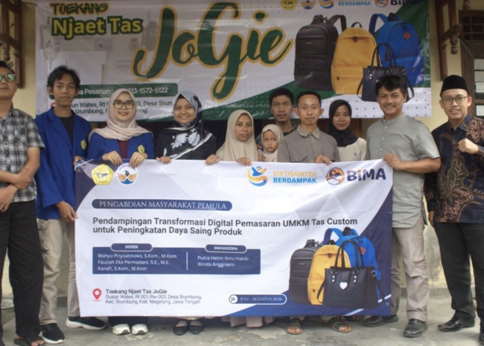 Dari WhatsApp ke Pasar Digital, Dosen STMIK Bina Patria Bantu Tas JoGie Go Digital