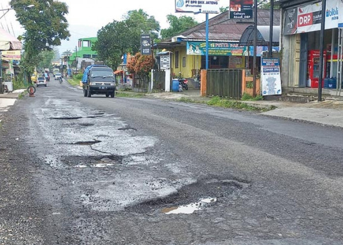 Sejumlah Ruas Jalan Provinsi Rusak, Pemkab Wonosobo Ngaku Terima Banyak Aduan