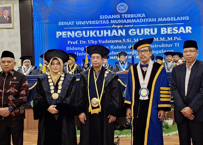 Resmi Jadi Guru Besar Unimma, Prof Uky Soroti Tata Kelola TI dan Kedaulatan Digital
