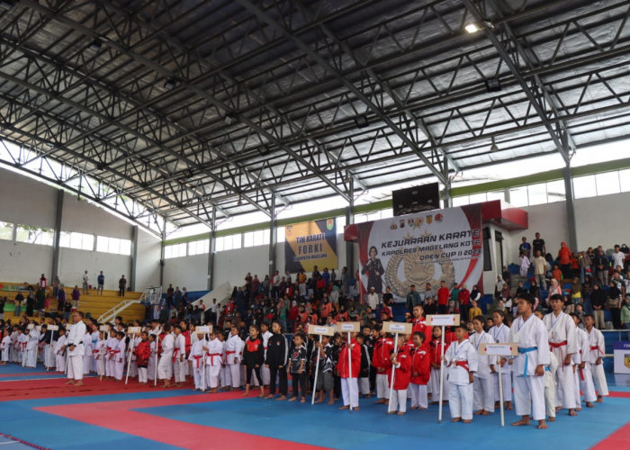 485 Peserta se-Eks Karesidenan Kedu Ikuti Kejuaraan Karate Kapolres Open Cup II 2023