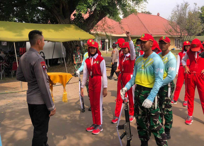 76 Calon Paskibraka Tingkat Pusat Tahun 2024 Mulai Jalani Latihan di Cibubur