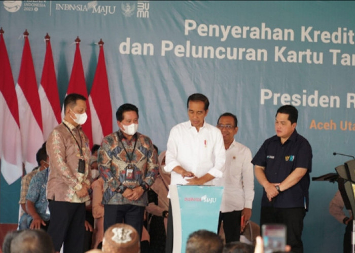 Dukung Ketahanan Pangan, Presiden Jokowi Luncurkan Kartu Tani Digital dan KUR BSI di Aceh