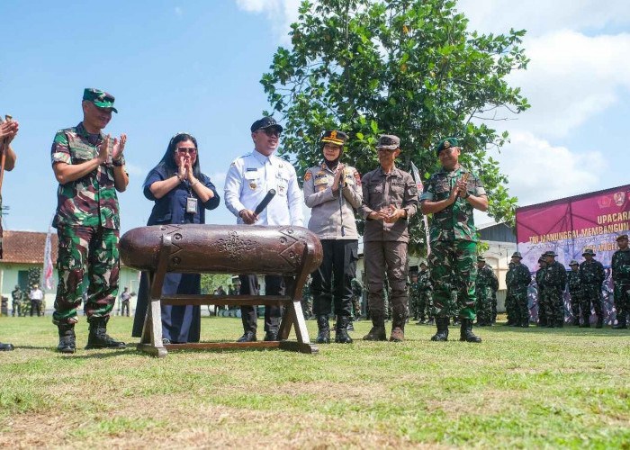 TMMD Tahap IV Fokus Pembangunan Drainase di Gelangan Kota Magelang