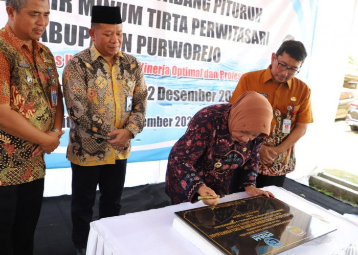 HUT ke-50, PDAM Tirta Perwitasari Purworejo Resmikan Kantor Cabang Pituruh