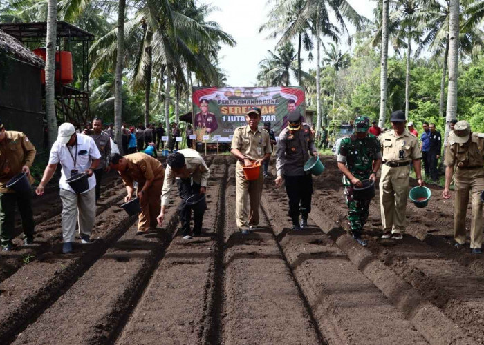 Polres Purworejo Tanam 1 Juta Hektar untuk Ketahanan Pangan, Dorong Sinergi Antar Sektor