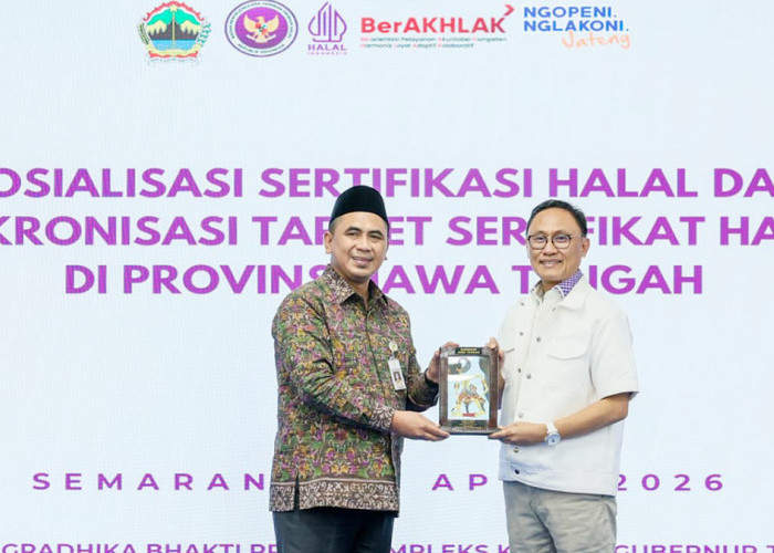 Kejar 576 Ribu Sertifikasi Halal Jawa Tengah, Taj Yasin Tagih Komitmen Pemda