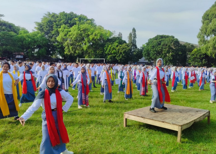 1.800 Siswa SMKN 1 Temanggung Tampilkan Tari Wulang Sunu Kolosal, Bukti Cinta Budaya Lokal