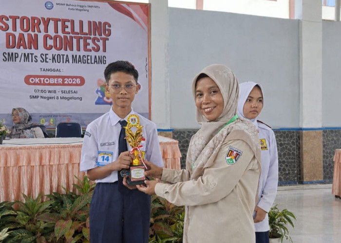 Siswa SMPN 4 Kota Magelang Sabet Juara Harapan 2 Lomba Speech Bahasa Inggris